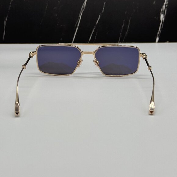 NEW VALENTINO GOLD GRAY WOMEN SUNGLASSES VALENTINO VLS-111A 129 main image 11